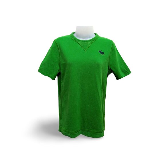 Abercrombie & Fitch Muscle Fit Tee Men's S Green AF Logo Short Sleeve Shirt - Picture 1 of 5